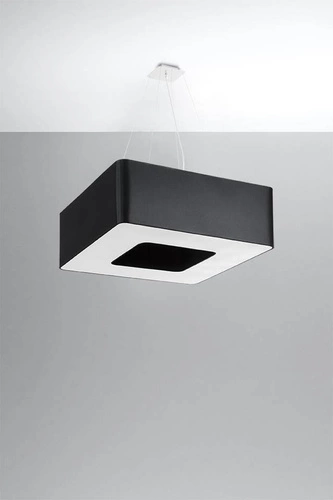 Nowoczesny żyrandol URANO 60 czarny lampa sufitowa do salonu i jadalni 8-punktowa