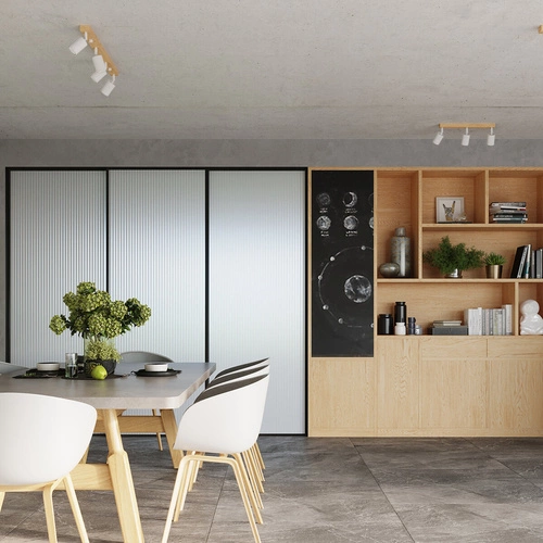 Plafon nowoczesny VERDO 3L biały metalowy z regulacją do salonu i kuchni SOLLUX LIGHTING