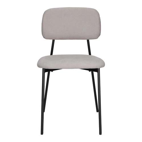 Zestaw 4 krzeseł Esther szare jasne