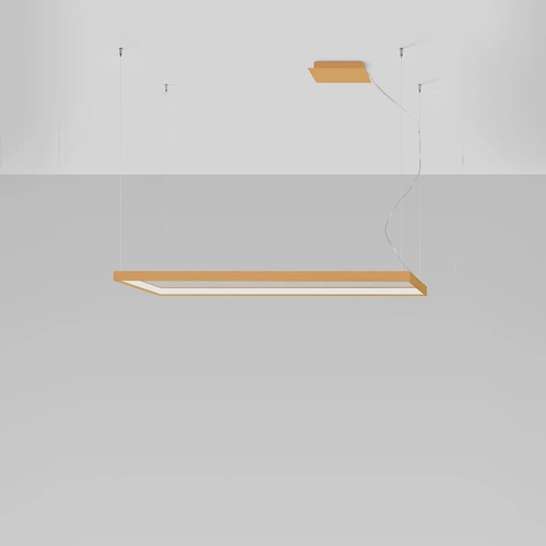 Żyrandol LED Tuula L złoty industrialny do salonu i jadalni nowoczesna lampa sufitowa