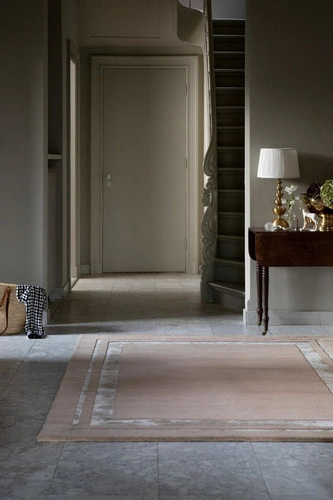 Dywan do salonu Redbrook beżowy 140x200 wełniany nowoczesny łatwoczyszczący Laura Ashley