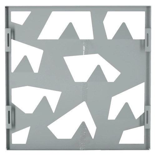 Wieszak ścienny Spark szary metalowy nowoczesny do przedpokoju i garderoby Doka