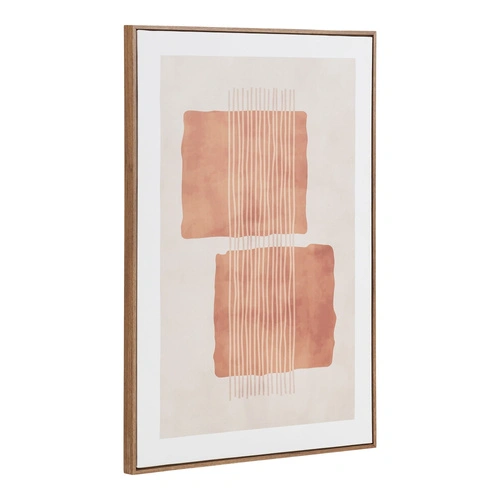 Obraz dekoracyjny Mina nr 2 beżowo‑brązowy 50x70 House Nordic do salonu