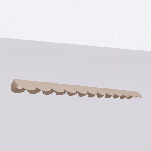 Lampa wisząca LED BISCUIT taupe nad stół nowoczesna do salonu