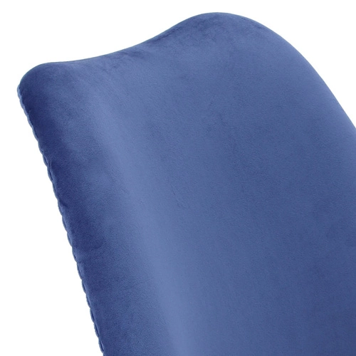 Krzesło Norden Star Square Velvet niebieski
