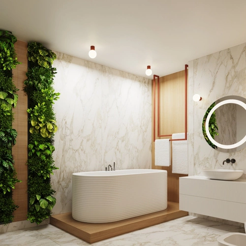 Plafon sufitowy nowoczesny HALO ochra czerwona IP44 okrągły do salonu i sypialni SOLLUX