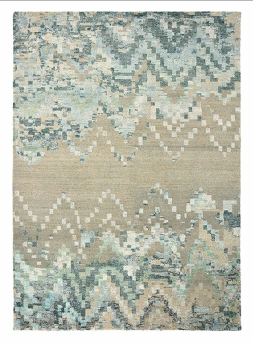 Dywan do salonu wełniany Yeti Anapurna niebieski 250x350cm miękki ręcznie tkany CARPETS & MORE