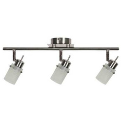 Lampa sufitowa Frozen listwa 3x40W G9 nikiel mat