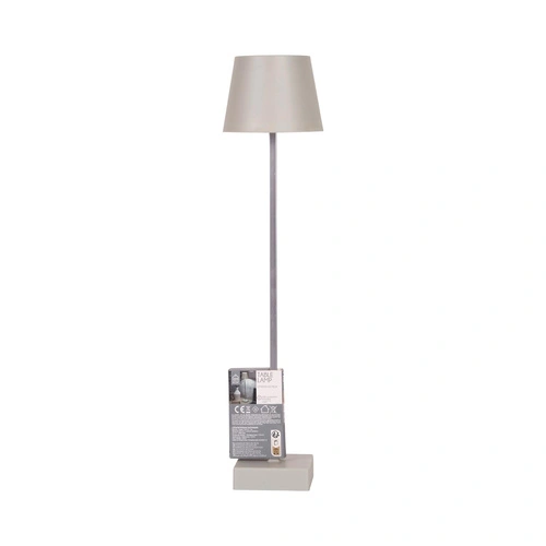 Lampka biurkowa LED Blanca szara dotykowa ze ściemniaczem 45 cm