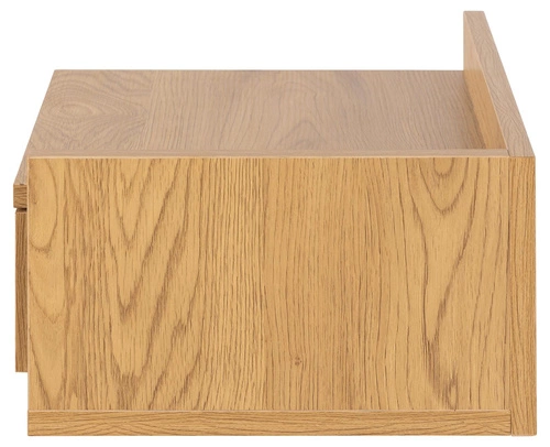 Szafka nocna wisząca 40 cm dębowa z szufladą nowoczesna Actona Ashlan II do sypialni