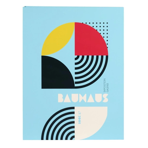 Pudełko ozdobne książka Intesi Bauhaus niebieskie dekoracyjne do salonu i sypialni