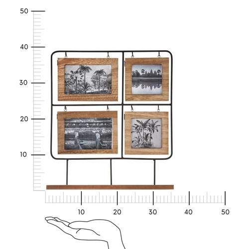 Ramka na zdjęcia stojąca Vivek Atmosphera loftowa multiramka na 8 zdjęć 13x18 i 13x13