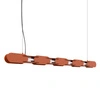 Lampa wisząca LED CHAIN 158 nad wyspę nowoczesna terrakota
