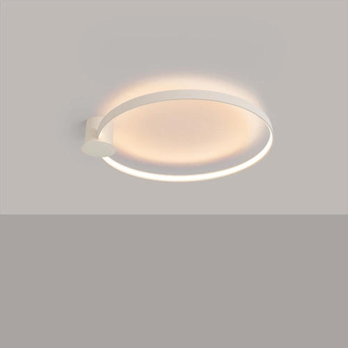 Plafon sufitowy LED RIO 78 beżowy nowoczesny do salonu i sypialni aluminium 84 cm