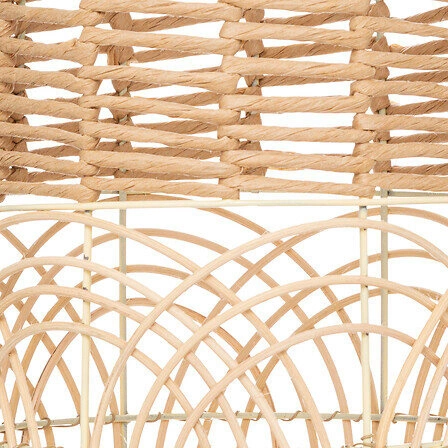 Wysoki wazon dekoracyjny boho Sieste a Lourmarin rattanowy do salonu Atmosphera 55cm