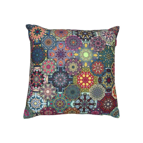 Poduszka dekoracyjna welurowa Valencia 40x40 z nadrukiem antyalergiczna do salonu