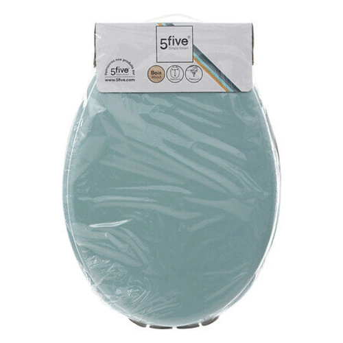 Deska sedesowa owalna 5five Simply Smart HDF błękitna do łazienki łatwy montaż