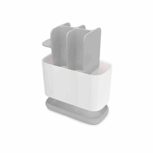 Joseph Joseph JJ biały kubek na szczoteczki do zębów łazienkowy z tworzywa sztucznego