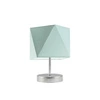 Lampka nocna do sypialni PASADENA nowoczesna miętowa z abażurem metalowa LYSNE 30 cm