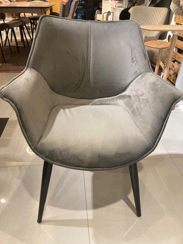 Krzesło Lord szare 17 tapicerowane OUTLET