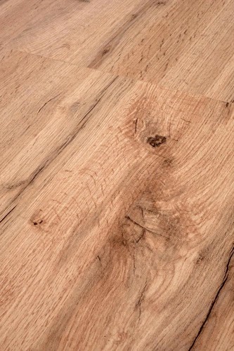 Stół rozkładany Nigot do jadalni i kuchni nowoczesny dąb wotan czarne nogi 100-135x60 cm