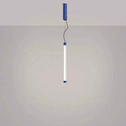 Lampa wisząca TRANG 50 LED ultramaryna nad wyspę regulowana
