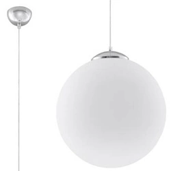 Lampa wisząca kula UGO 30 chrom nowoczesna szklana do salonu kuchni jadalni 