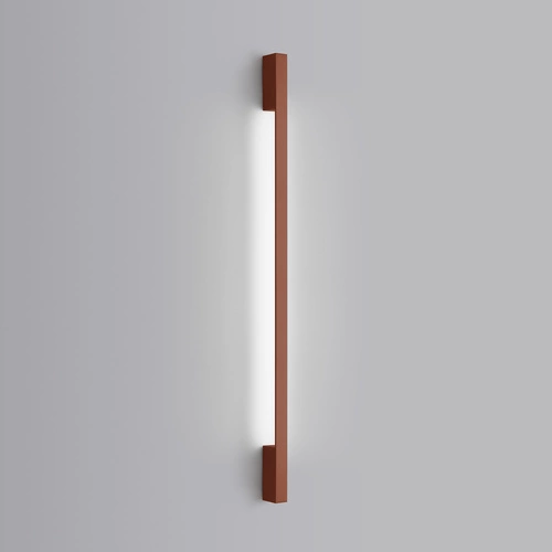 Kinkiet ścienny LED SAPPO 120 nowoczesny czerwony aluminium do salonu i sypialni Thoro