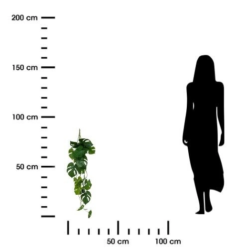 Sztuczna monstera 85cm Atmosphera nowoczesna sztuczna roślina jak prawdziwa do salonu