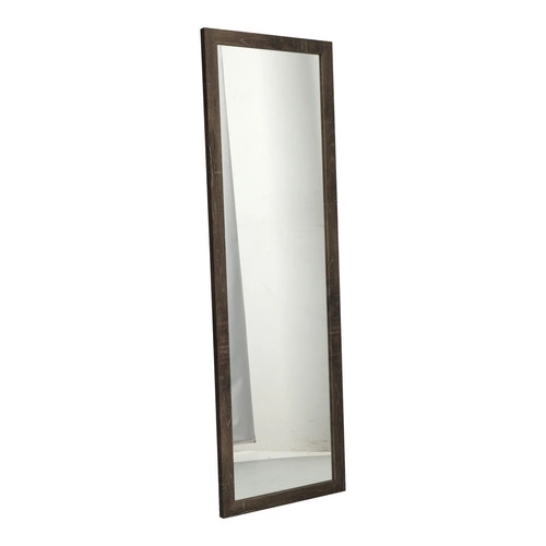 Lustro prostokątne na drzwi 35x109 cm szare do przedpokoju 5five simply smart