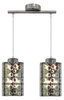 Lampa wisząca Nocturno 2x40W E27 chrom