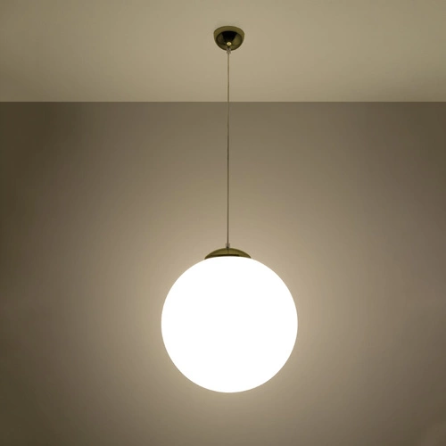 Lampa wisząca kula UGO 40 nowoczesna złota do salonu i jadalni Sollux Lighting
