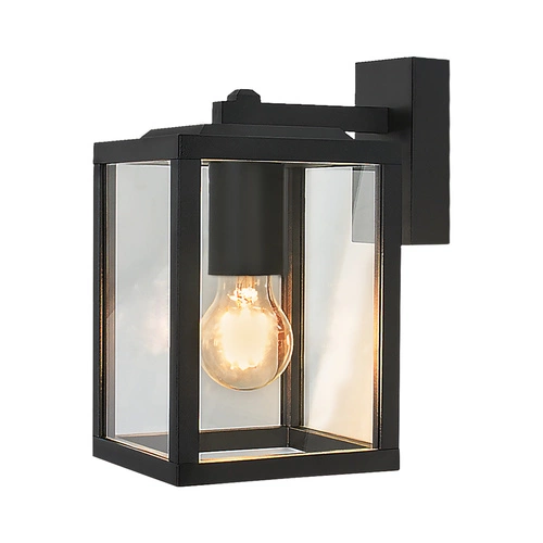 Kinkiet zewnętrzny Ricinus lampa  ogrodowa dolny 2025,5cm czarny 1x60W E27 IP44
