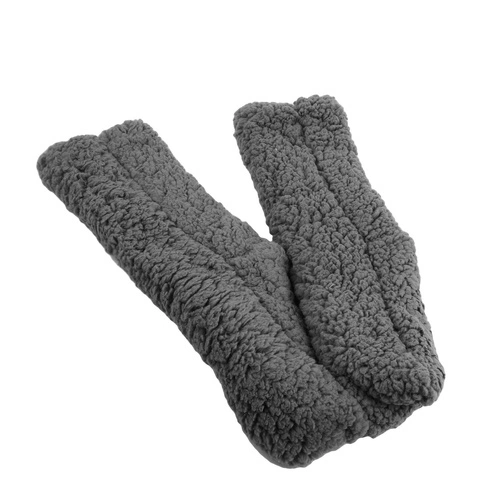 Skarpetki antypoślizgowe Intesi Sherpa szare ciepłe do domu nowoczesne na zimę