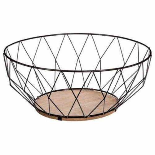 Kosz na owoce Diamond czarny 28cm