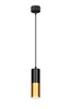 Lampa wisząca Tuba 1x15W GU10 5,8/30  czarno złoty