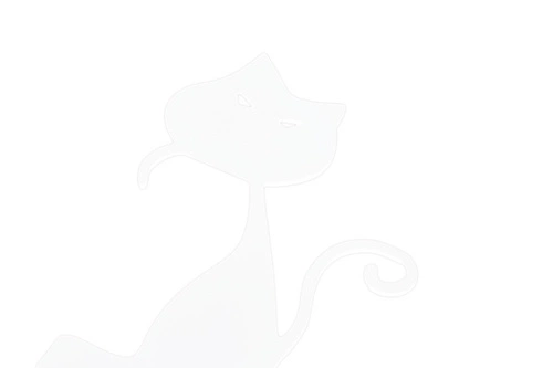 Wieszak ścienny do przedpokoju na klucze i kurtki biały metalowy Koty Intesi nowoczesny