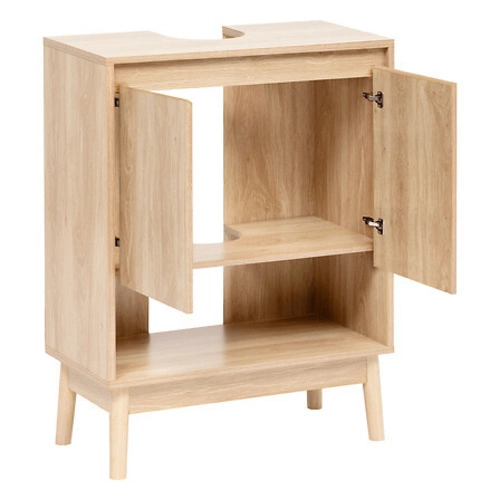 Szafka łazienkowa stojąca pod umywalkę Abana naturalna dąb 60 cm klasyczna skandynawska 5five