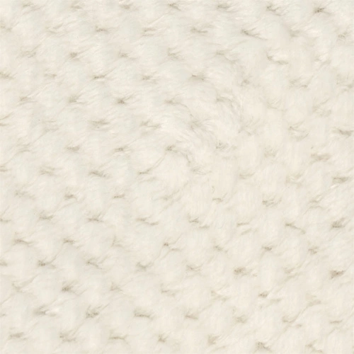 Koc dekoracyjny Honeycomb kremowy 120x150 cm ciepły pled na kanapę do salonu Intesi