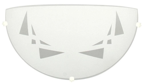 Plafon sufitowy Trias biały szklany klasyczny do salonu i sypialni CANDELLUX 30 cm