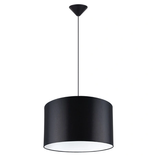Lampa wisząca NOVA 40 czarna regulowana do salonu i jadalni minimalistyczna sufitowa