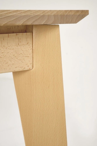 Stół rozkładany do jadalni Manavi dąb naturalny nowoczesny 160-240x90 cm Intesi