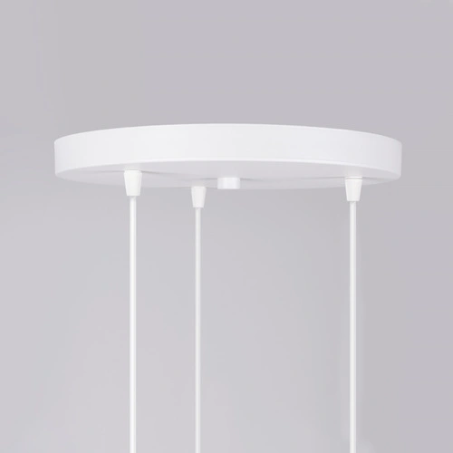 Lampa wisząca kula HYPERION 3P biała nowoczesna regulowana do salonu i jadalni