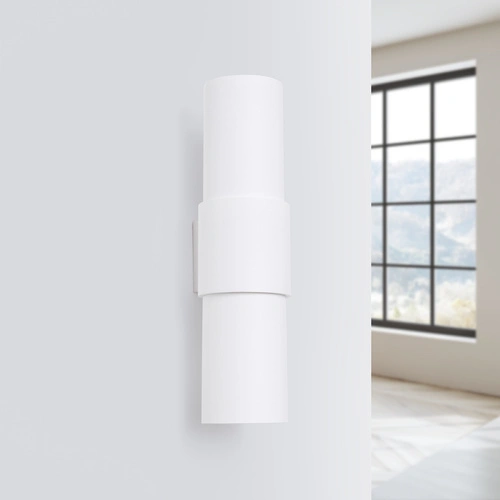 Kinkiet ścienny FLASH 2 biały nowoczesny stalowy regulowany do salonu i sypialni SOLLUX