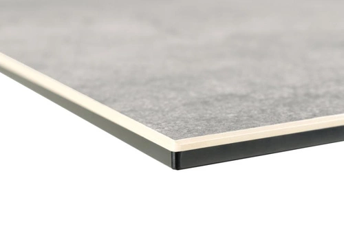 Stół do jadalni Heaven 200 cm szary ceramiczny blat nowoczesny loftowy Actona czarne nogi