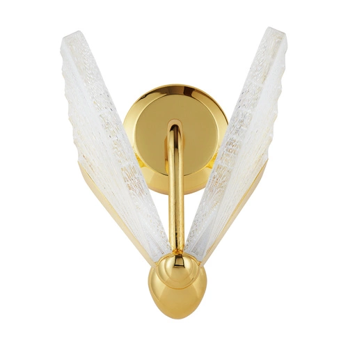 Nowoczesny kinkiet LED BEE Step into Design złoty 18 cm do sypialni i salonu