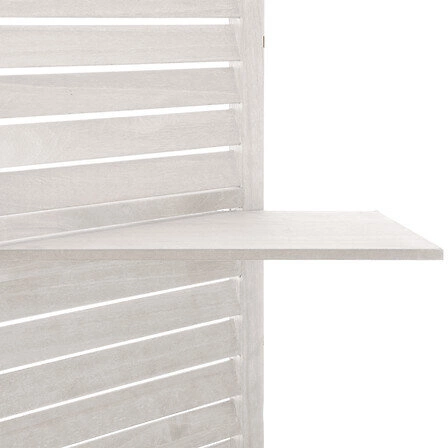 Parawan pokojowy drewniany biały z 3 półkami Diam Atmosphera do salonu i sypialni