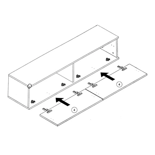 Szafka RTV wisząca Hollar 135cm czarna    marmur Outlet