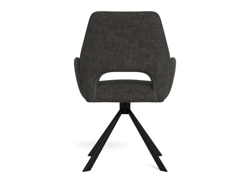 Krzesło Graham Actona tapicerowane obrotowe szare do jadalni i salonu