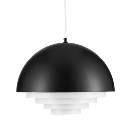 Lampa wisząca DIVERSO czarna matowa 35 cm nowoczesna do salonu lub nad stół